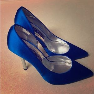 Royal blue heels